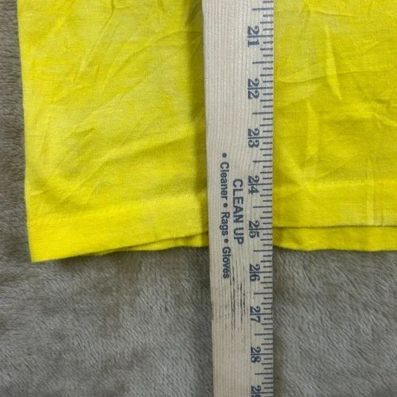 Vintage Screen Stars Mark Twain Great New York State Fair Milk T-Shirt Yellow L - Picture 3 of 8